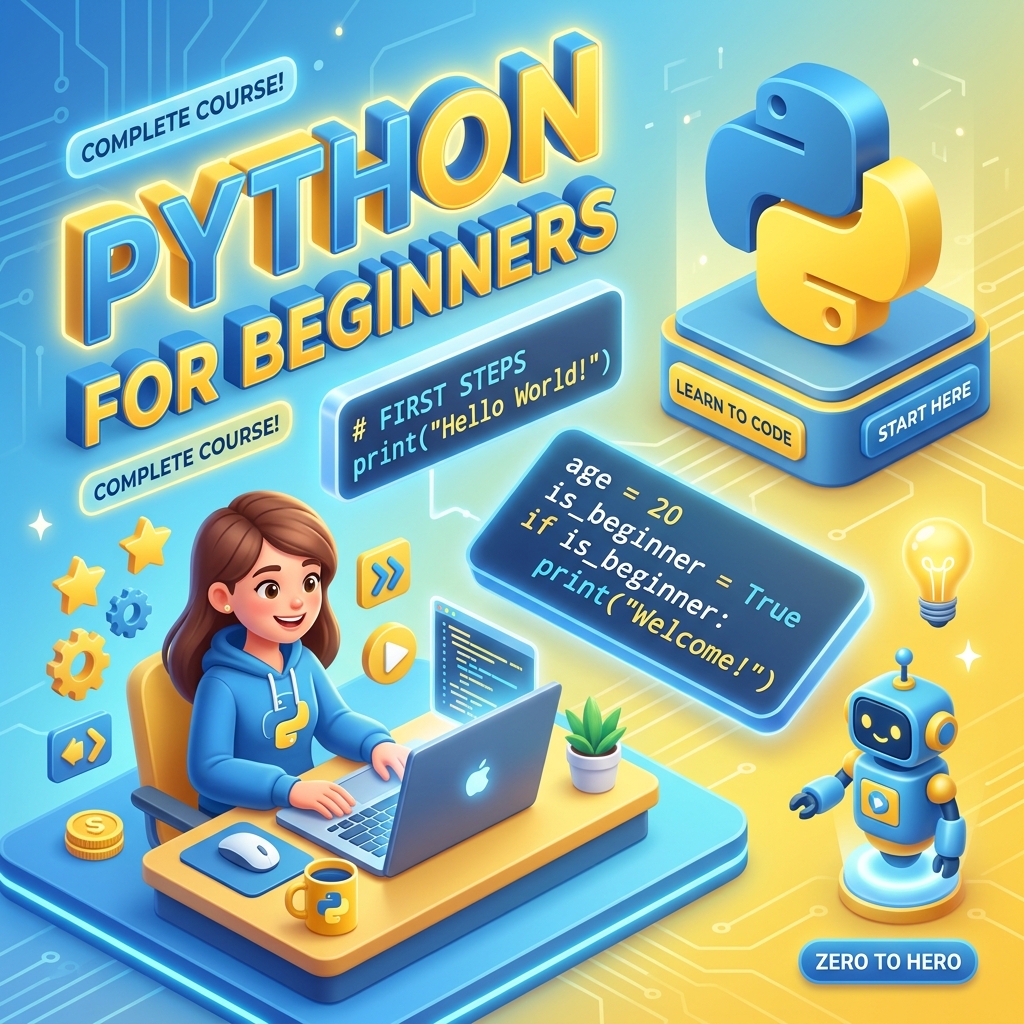البرمجة بلغة Python للمبتدئين